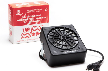 Ультразвуковой отпугиватель грызунов "Тайфун ОГ"
